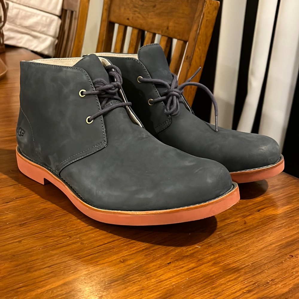 Ugg Australia Westly Chukka Boots Midnight Blue Mens Size 12